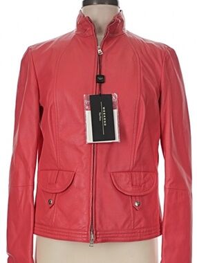 Weekend Max Mara lamb skin Leather jacket